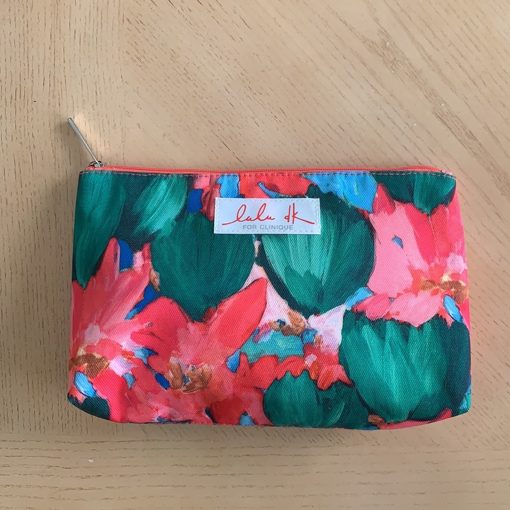 Lala Dk for Clinique Cosmetic Pouch (NWOT)